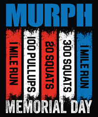 Memorial Day Murph Wod Workout Cross Fitness Fun T-shirt Tank Top, 4th of July shirt, Veteran Shirt, USA Army Memorial Day, Remembering The Heroes

