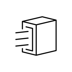 Foundation outline icons, minimalist vector illustration ,simple transparent graphic element .Isolated on white background