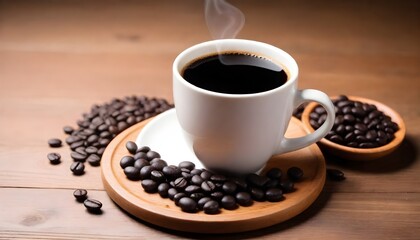 Cup of black coffee