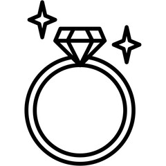 Diamond Ring Icon