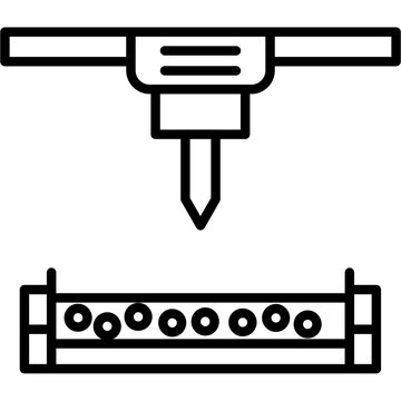Powder Bed Fusion Icon