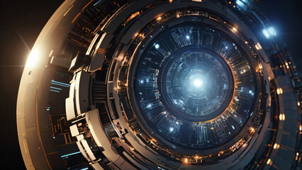 Obraz premium abstract background, technology, future, Artificial Intelligence, science, space, energy, imagination, web