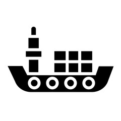 Ship glyph icon