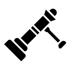 Mortar glyph icon