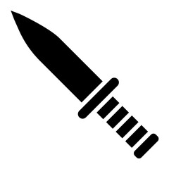 Knife glyph icon