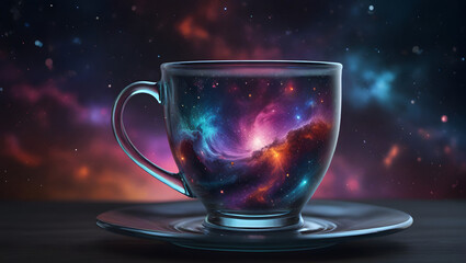 Cup in space