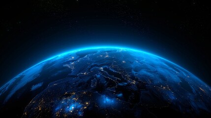 Obraz premium The Earth is a beautiful planet, full of life and wonder. It is our home, and we should cherish it.