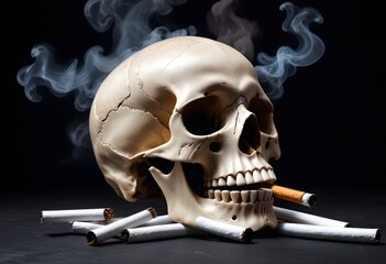 cigarette,ashtray,health,drugs,death,skull,smoke,ashtray,
