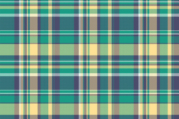 Check background plaid of pattern textile fabric with a tartan vector seamless texture.