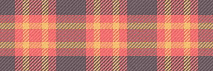 Background pattern seamless of tartan fabric textile with a vector texture plaid check.