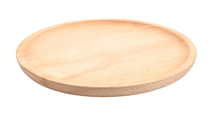 wooden tray on transparent png