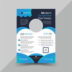 Business brochure flyer design a4 template.Annual report brochure flyer design template vector, Leaflet presentation.