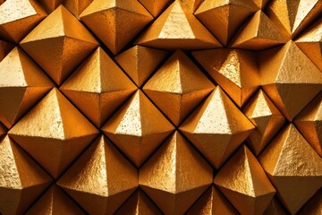 Abstract pattern wallpaper texture of geometric pattern golden design