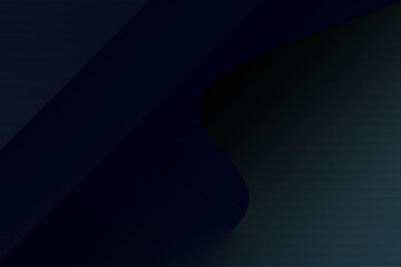 background Dark blue abstract background with luminous circle curves, geometric lines, modern glossy blue line patterns. Future Technology Concepts