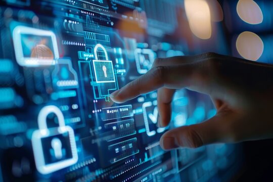 Bolster network security for businesses with HTTPS and padlock, utilizing API and OAuth to safeguard digital data privacy against malware.