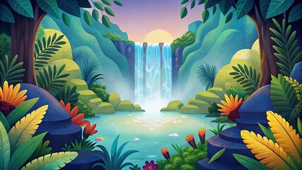 Colorful nature background
