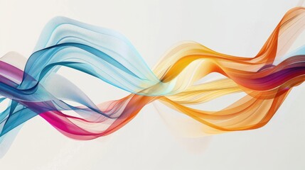 Colorful abstract waves AIG51A.