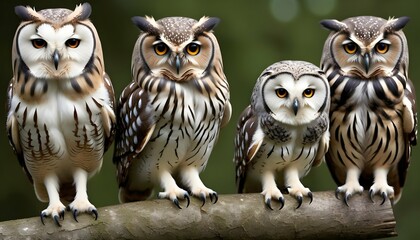 Owls With Unique Markings And Patterns Upscaled 7