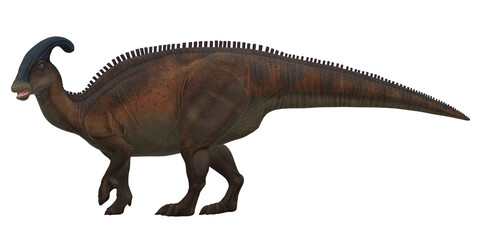 Parasaurolophus on a Transparent Background © clicknow