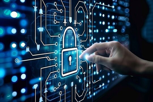 Enhance digital security in business networks with HTTPS and padlock, using API and OAuth to protect data privacy and defend against malware threats.