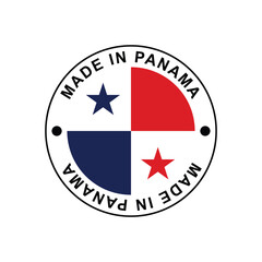 Made in Panama Stamp Vector template on white background