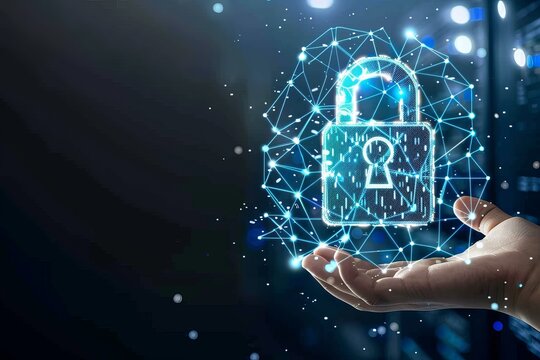 Enhance network security with HTTPS and padlock for business data protection, deploying API and OAuth to safeguard privacy against digital malware threats.