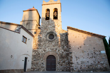 Fototapeta na wymiar Small and pretty Catalan village church