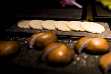 culinary presentation of shiitake mushrooms