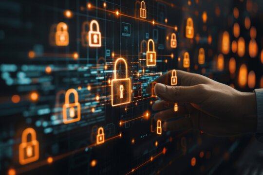 Integrate HTTPS and padlock security in business networks to safeguard data and privacy, using API and OAuth to provide robust protection against malware.