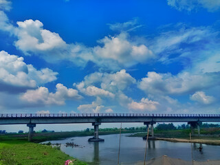 Obraz premium bridge over the river