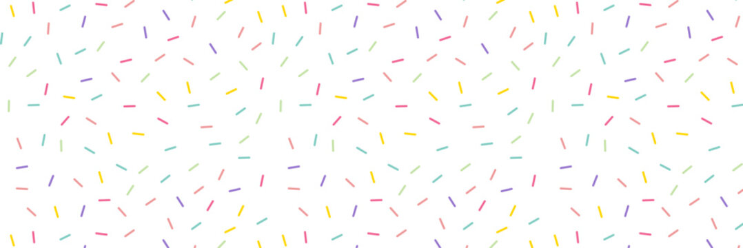 Sprinkle vector seamless pattern background