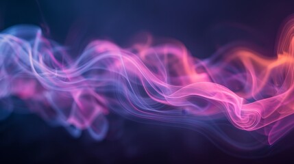 Ethereal multicolor light leaks gracefully dance in the dark, creating a mesmerizing visual display