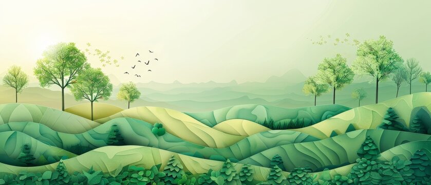 Design a series of case study templates for companies to showcase their successful ESG initiatives, using various shades of green to highlight different areas of impact