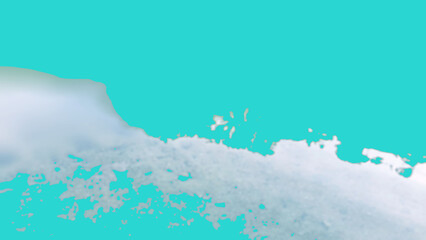 Obraz premium Abstract background, photograph of clear water, natural stream, park area, Ranong Province, Thailand. Gradient gray, white, light blue, blur. Water, lake, nature, landscape, river, trees, reflection