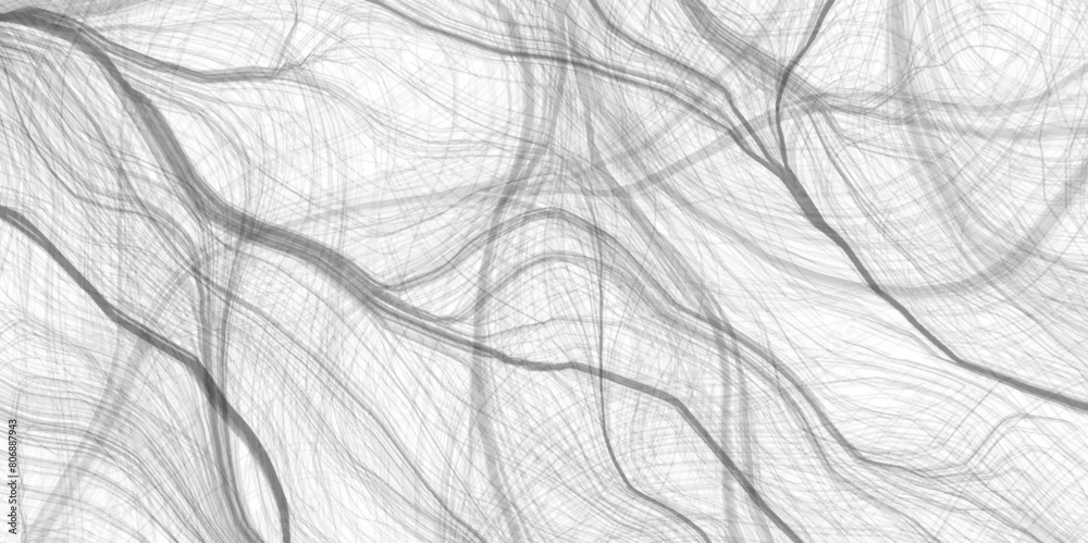 Poster Wave Lines an Abstract Stripe Background, Vector. strokes on shiny hair. abstract background with hand lines and grey art natural pattern wooden .Minimal monochrome stripe texture background.
