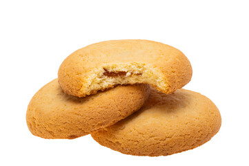 cookies with jam isolated