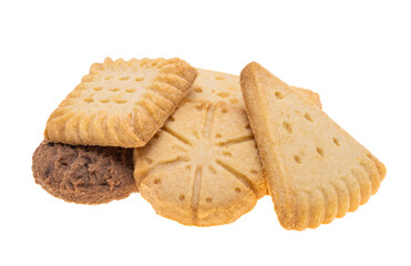butter cookies isolated