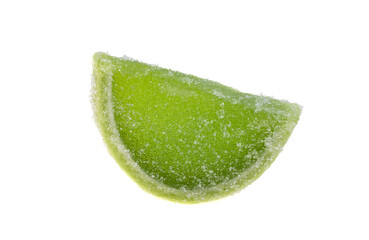 marmalade slices isolated