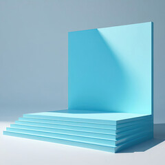 3d background for products. Mockup for design. Pedestal for display.