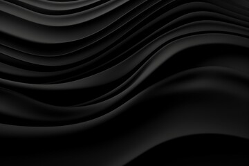 Black panel wavy seamless texture paper texture background with design wave smooth light pattern on black background softness soft blackish shade 