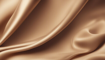 Fototapeta premium brown vanilla toned silk drapery backdrop