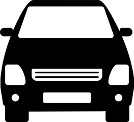 Car front view icon