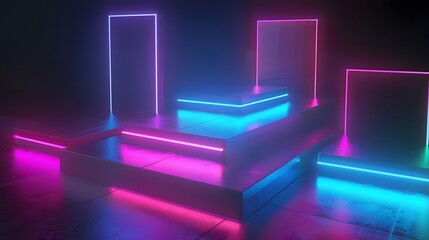 3d neon product platform