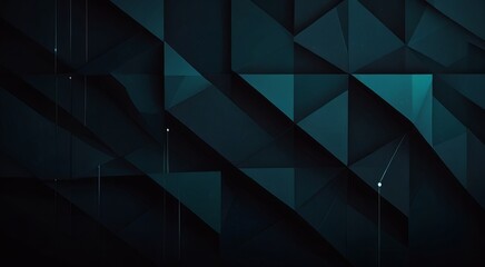Obraz premium abstract blue background with triangles