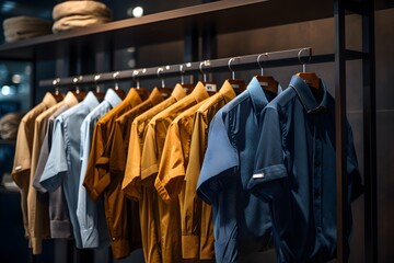 Men's Clothing Department in the Store
