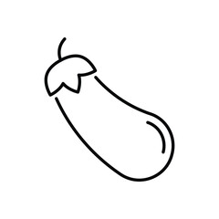 Eggplant  vector icon