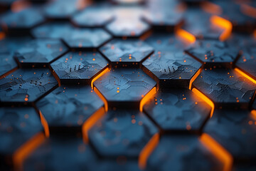 Abstract heksagon background