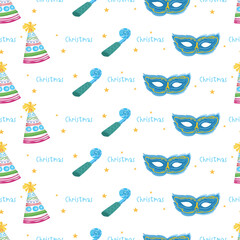 Christmas seamless pattern background.
