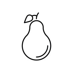 Pear  vector icon