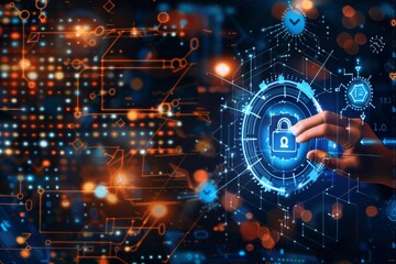 Utilize secure APIs and robust encryption technology for digital protection in enterprise networks, focusing on enhanced password security and comprehensive cyber protection.